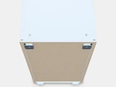 METOD Wall cabinet frame 9 Low-poly 3D model