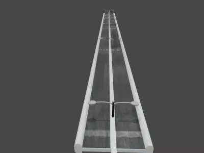 expressway 3d superhighway Low-poly 3D model