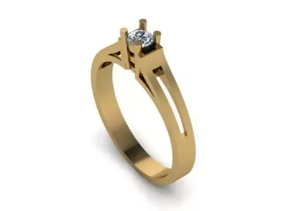 wedding ring 3D print model