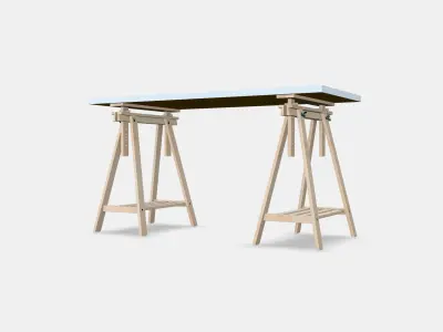 TEAM CAPTAIN - CENTER BACK Desk 1 Low-poly 3D model