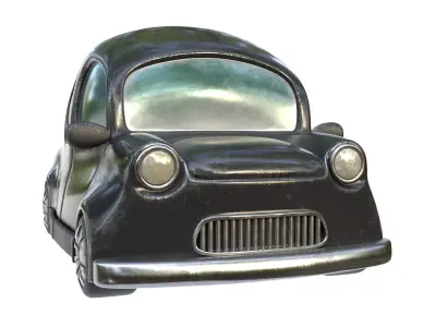 Cartoon car 02 3D model