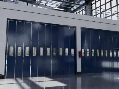 Warehouse Car repair shop 3D model