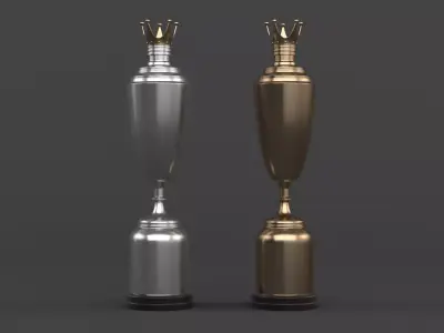 Trophy Cups 3D model 13