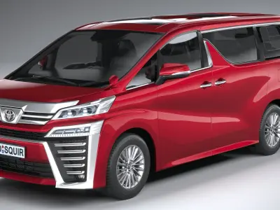 Toyota Vellfire 2023 3D model