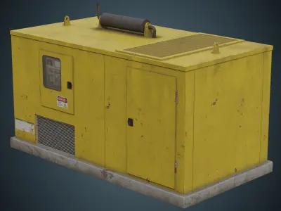 Generator 4B Low-poly 3D model