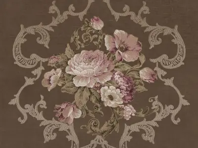 Exquisite handcarved armchair by Modenese 3D model