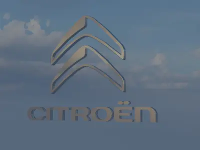 Logo Citroen 2016 3D model