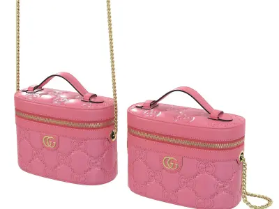 Gucci Ophidia Cosmetic Case Bag Low-poly 3D model