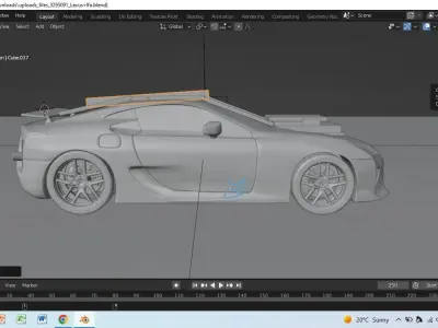 derby lexus lfa  3D model