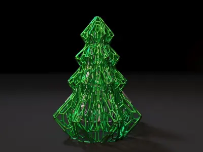 Christmas tree decor 3D print model buy