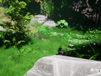 Whispering Grove Unreal Engine Environment Low-poly 3D model
