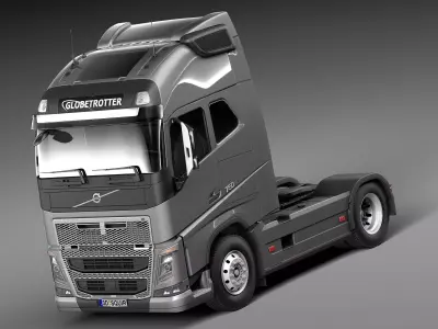 Volvo Fh16 globtrotter 2013 3D model