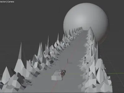 cyberpunk animation  Free low-poly 3D model