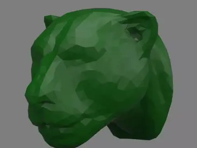 tiger head 3D print model shop