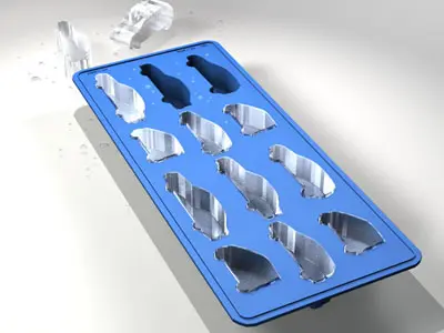 Ice tray cars 3D model