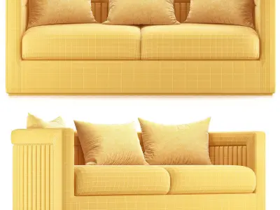 Casa Magna DRUMMOND Sofa Low-poly 3D model
