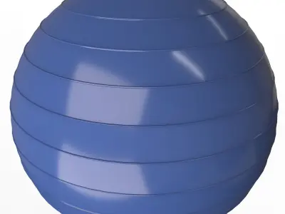 Swiss Ball Low-poly 3D model