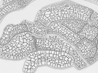 Night View of the City - 3D model