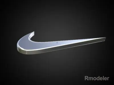 Nike 3d Logo 3D model