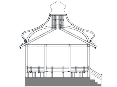 RoyalPavilion gazebo 3D model