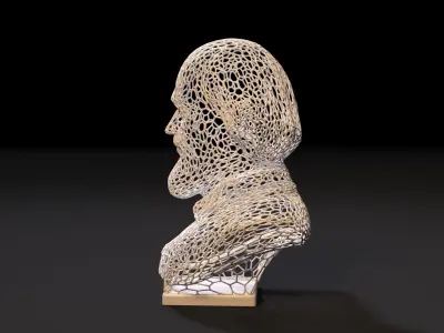 Shakespeare Bust 3D print model