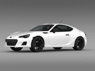 Subaru BRZ RA ZC6 2012 3D model