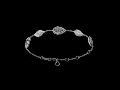 BOUCHERON - SERPENT BOHEME - BRACELET - 5 MOTIF 3D print model