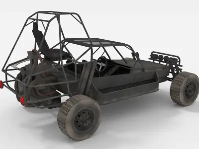 Desert Patrol Vehicle 3D model