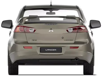 Mitsubishi Lancer X 2008 3D model