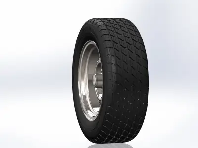 Wheels for scale model of Chrysler 1960-76 3D print model