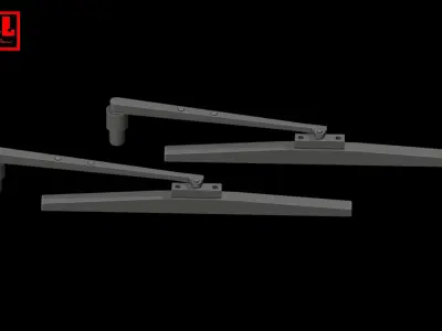 Windshield wipers 001 3D print model