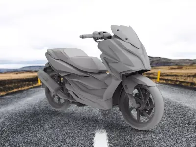 Honda New Forza 350 Thai style 3D print model