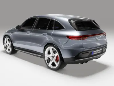 Mercedes Benz EQC 2024 3D model