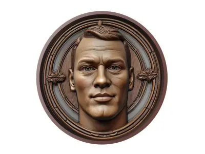 Manuel Neuer Footballer Medallion 3D print model
