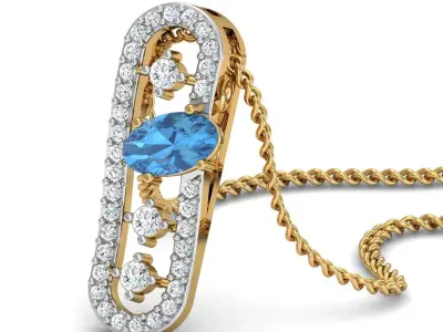 Diamond Locket Set 3D print model buy