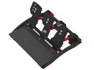 Fanatec Clubsport Pedals V3 3D model