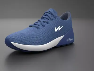 Campus Running shoes 3D model