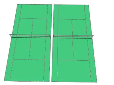 ping pong table 3d model 3D model