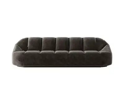  dark-colored sofa 3D model