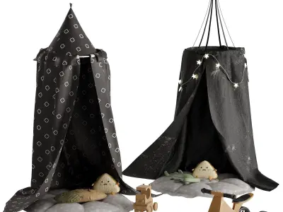 Children Room Set 9 Canopy Set 3D model