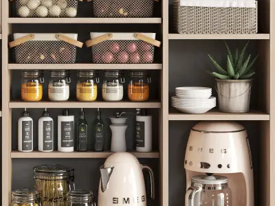 kitchen accessories N058 3D model