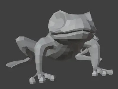 Tree Frog Model 3D model