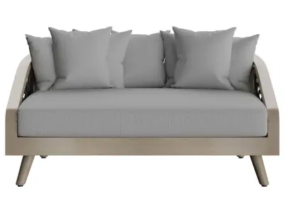 Bouche Twined Outdoor Sofa 3D model