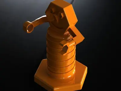 Mascot Grabby Free 3D model