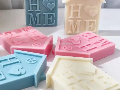 Home candle for mold 3D print model