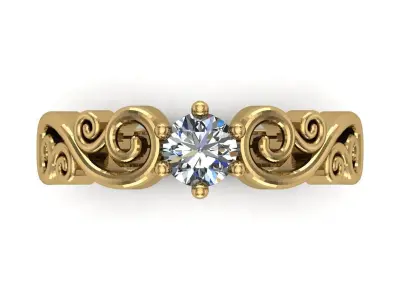 Ring 3D printable model 3D print model