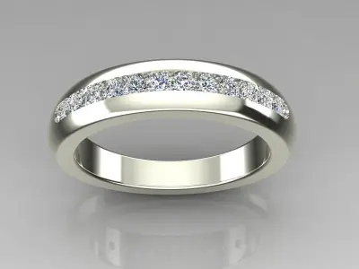 Band Ring 3D print model