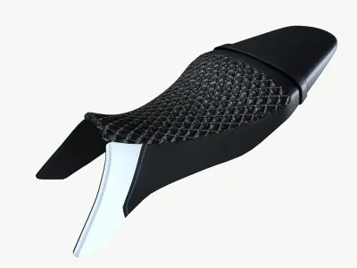 Bike seats Low-poly 3D model