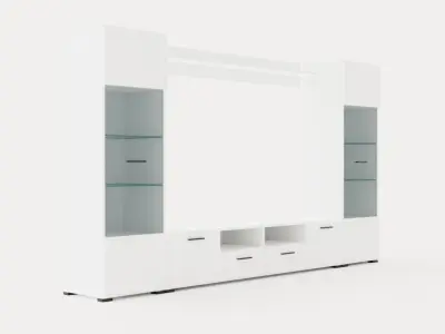 Apryl Media Furniture 260 Cm Low-poly 3D model