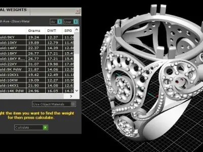 Female Ring Chic 3D print model